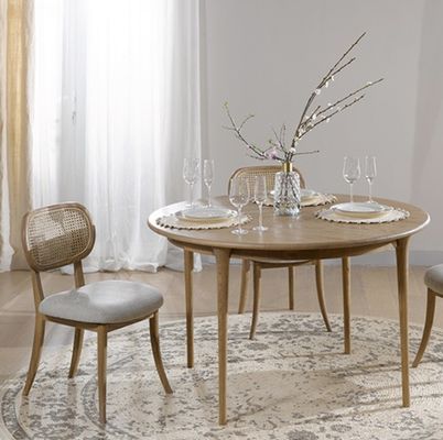 Cadeira Vintage de Rattan/Wicker Cadeira de Comida de Madeira Sólida Cadeira de Rattan Sem Braços Cadeira para Necessidades do Cliente