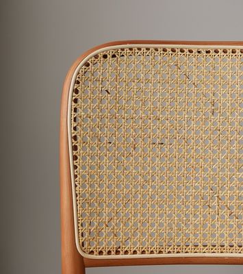 Simple Design Solid Wood Dining Rattan Chair para Restaurante e Sala de Jantar