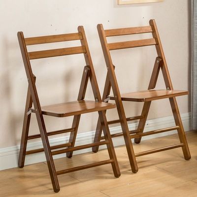 Cadeira de madeira dobrável de design nórdico para jantar em restaurantes e ambientes hoteleiros