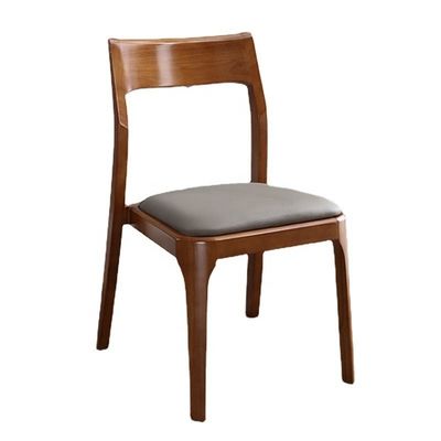 Embalagem de correio Y Madeira Nordic Light Luxury Hotel Cafe Chaise de refeição em couro empilhável