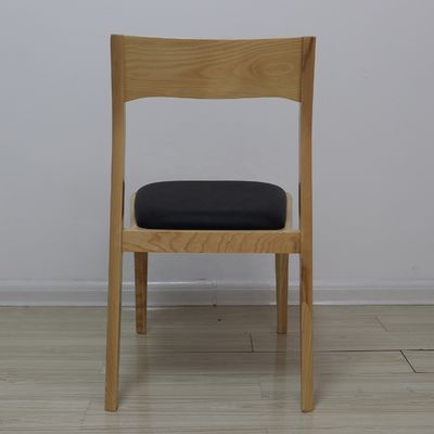 Embalagem de correio Y Madeira Nordic Light Luxury Hotel Cafe Chaise de refeição em couro empilhável