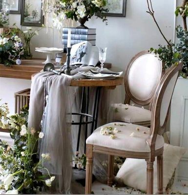 Serviço OEM Madeira Sólida Louis Banquete Cadeira de madeira para eventos NÃO Dobrada e aceita