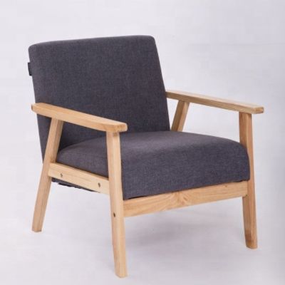 Assento branco personalizado Mobiliário de sala de estar Sofá moderno de tecido Cadeiras de braço para assentos de salão e lazer de luxo