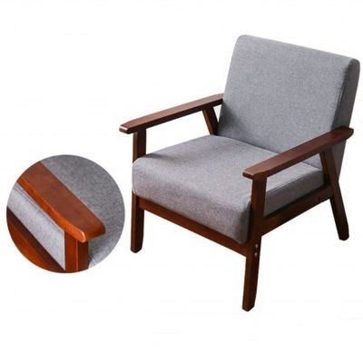 Assento branco personalizado Mobiliário de sala de estar Sofá moderno de tecido Cadeiras de braço para assentos de salão e lazer de luxo