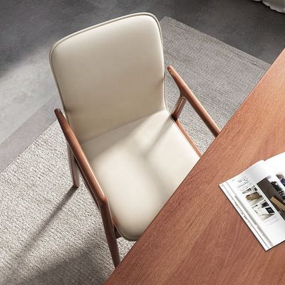 Solid Wood Luxury Hotel Dining Armchair em Design de lazer moderno para móveis de restaurante