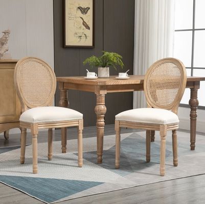 Cadeira de banquete de madeira maciça para mobiliário de cozinha e sala de jantar Louis Design