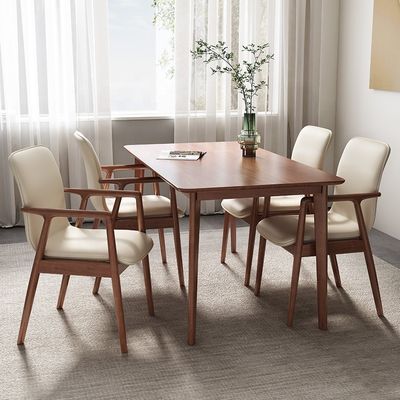 Solid Wood Luxury Hotel Dining Armchair em Design de lazer moderno para móveis de restaurante