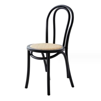 Madeira Sólida Cadeiras de Casamento de Eventos Firmes Cadeira de Jantar Empilhável de Madeira de Rattan