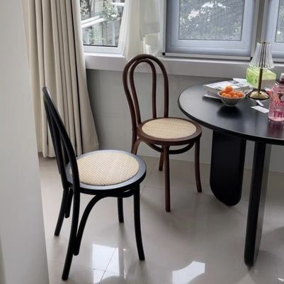 Madeira Sólida Cadeiras de Casamento de Eventos Firmes Cadeira de Jantar Empilhável de Madeira de Rattan