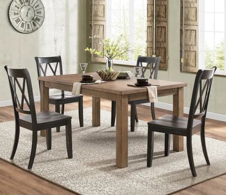 Cadeira de mesa de madeira maciça para restaurante moderno