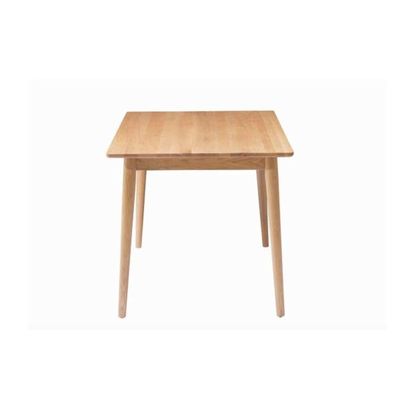 Mobiliário moderno de sala de jantar Mesa de jantar de madeira rectangular em estilo de design de meados do século com madeira maciça