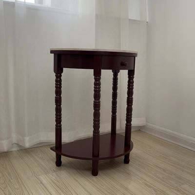 Mobiliário de sala de jantar rectangular e quadrado de madeira maciça antiga Mesa de lado de café para interiores de escritório sofisticados