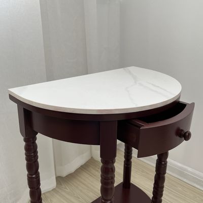 Mobiliário de sala de jantar rectangular e quadrado de madeira maciça antiga Mesa de lado de café para interiores de escritório sofisticados