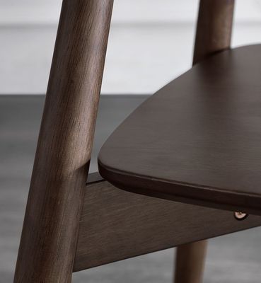 Cadeiras de madeira sólida nórdica clássica para mesa Mobiliário de restaurante Cadeiras