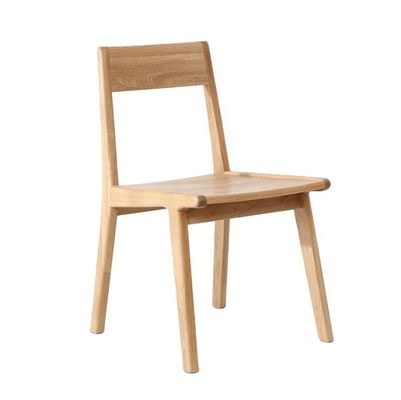 Cadeiras de mesa de madeira maciça em estilo clássico nórdico para móveis de restaurante