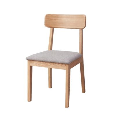 Casa Mobiliário Tecido sem braços cadeira de jantar estofada conjunto mesa de sala de jantar