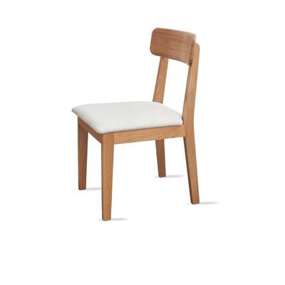 Casa Mobiliário Tecido sem braços cadeira de jantar estofada conjunto mesa de sala de jantar