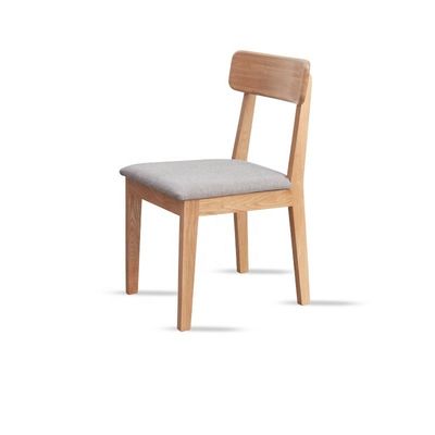 Casa Mobiliário Tecido sem braços cadeira de jantar estofada conjunto mesa de sala de jantar