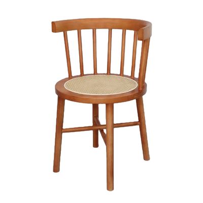 Cores personalizadas Desenhos do cliente Aceitável Cadeira de rotão moderna nórdica Móveis de madeira