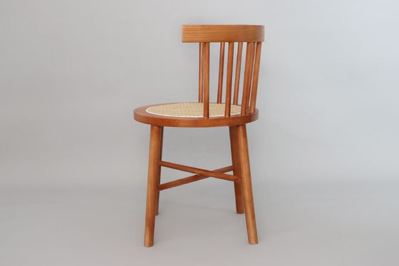 Cores personalizadas Desenhos do cliente Aceitável Cadeira de rotão moderna nórdica Móveis de madeira