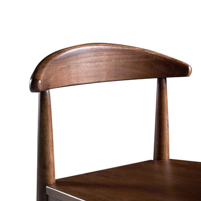 Cadeira de jantar clássica de madeira de carvalho maciça para sala de jantar