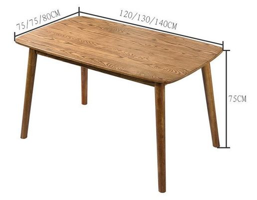 Conjunto de mesa de jantar de madeira maciça para casamentos de material de madeira de design clássico familiar