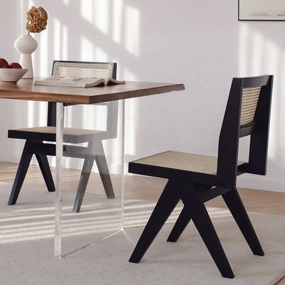 Serviço OEM aceito Cadeira de jantar moderna de madeira sólida nórdica para móveis de jardim, salão, café e restaurante