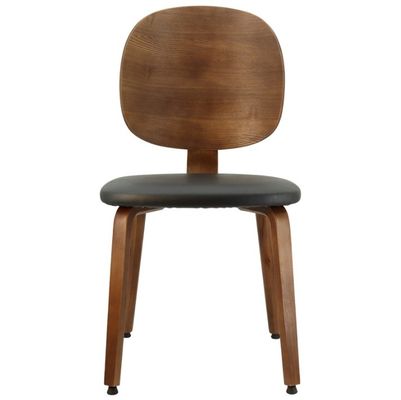 Cadeira de jantar Móveis nórdicos Cadeiras de madeira estofadas Cadeira de café desmontável Montar específico W44cm*D46cm*89cm