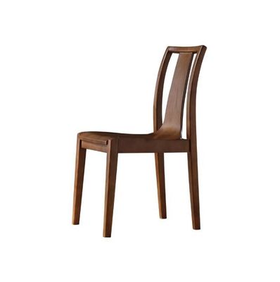 Cadeiras de jantar de madeira sólida de design único para restaurantes