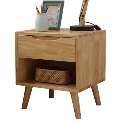 Mesa de noite de madeira maciça Armário de armazenamento de moda para decoração de quarto e sala de estar