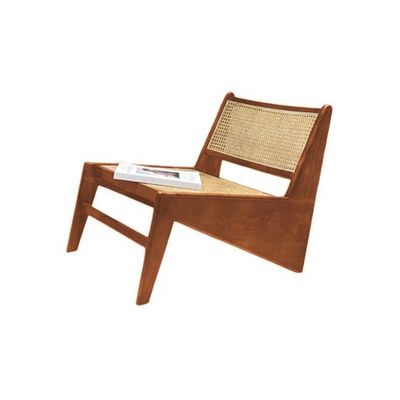 OEM/ODM Moderno Estilo Rattan Madeira Sala de estar criativa Patio Rattan cadeira cadeira traseira Perfeito para apartamento