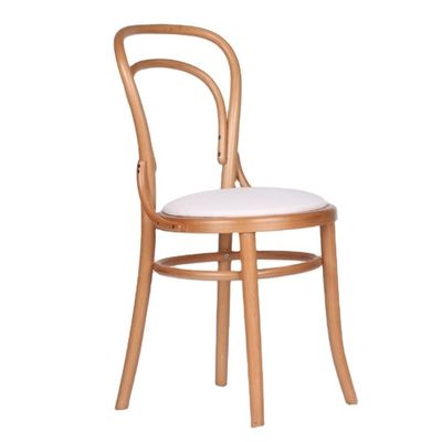 Embalagem de correio Y cadeira de jantar de madeira de costas altas com design antigo e estofamento de madeira de faixa