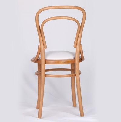 Embalagem de correio Y cadeira de jantar de madeira de costas altas com design antigo e estofamento de madeira de faixa