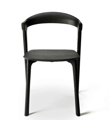 Cadeira de jantar de madeira de carvalho de design moderno para experiência de assentos em restaurantes