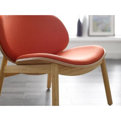 Assento confortável de tecido Cadeira de madeira para hotel Restaurante Sala de estar Café em design moderno nórdico