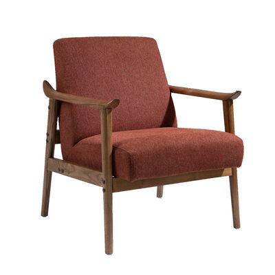 Poltrona de madeira maciça esculpida em madeira de madeira bentos Bistro Cadeira de restaurante de madeira de madeira 1 ano de garantia