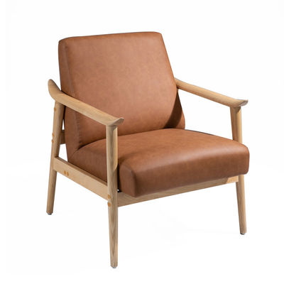 Poltrona de madeira maciça esculpida em madeira de madeira bentos Bistro Cadeira de restaurante de madeira de madeira 1 ano de garantia