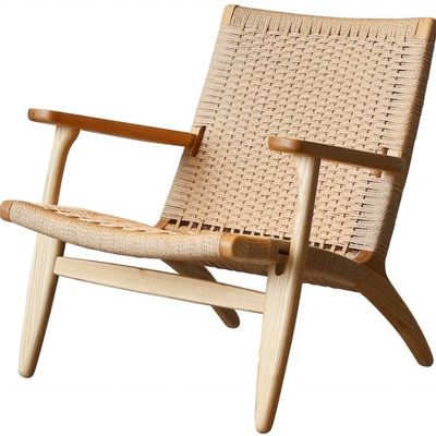 Casa Escritório Cadeira de Rattan para Mobiliário Exterior Jardim Patio Praia Loja de Café Restaurante Peso Limitado 200kg e Estilo
