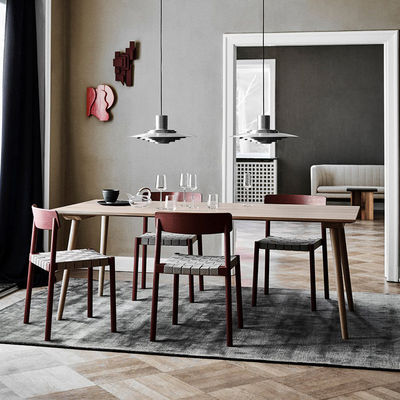 Cadeira de jantar empilhável moderna para mobiliário de lazer e sala de jantar