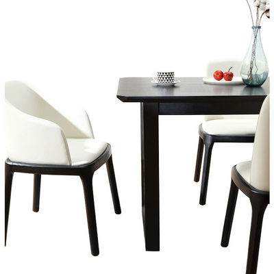 Cadeira de jantar de luxo de tecido totalmente estofada de cinza nórdico estilo moderno de luxo para mobiliário de sala de jantar