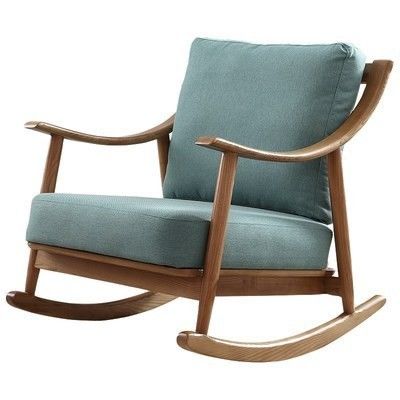 Embalagem de correio Mobiliário de madeira Sofá balançador Cadeira para casa e escritório no norte da Europa Design de estilo