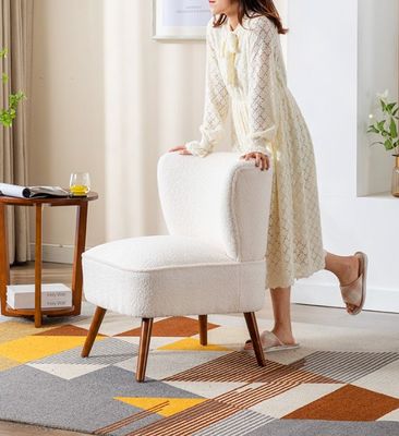 Good Design Fluffy Single Sofa Chair para mobiliário de quarto e sala de estar
