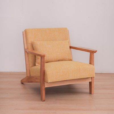 Sofas de sala de estar de sofá único com tampa removível e cadeira de sofá vago nórdica