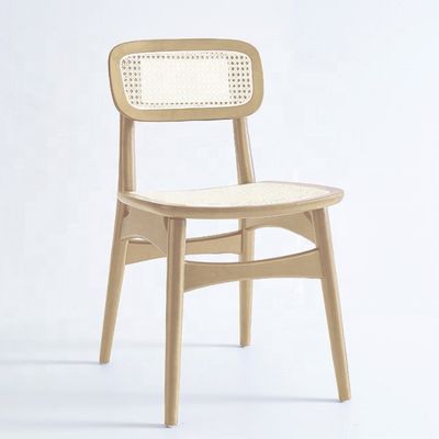 Cadeiras de refeição de rotão de madeira ajustáveis com estilo de design moderno e madeira de cinza