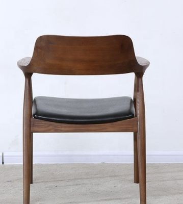 Mobiliário de sala de jantar Apoio de braço cadeira de jantar de madeira para estilo moderno de luxo