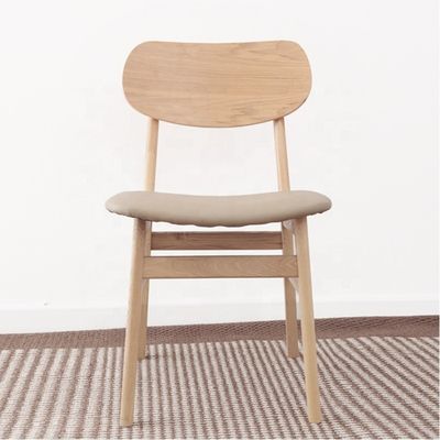 Cadeira de jantar de madeira em estilo moderno de luxo para mobiliário de sala de jantar