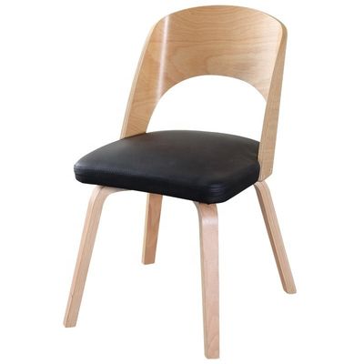 Cadeira de jantar de couro PU para sala de estar dentro de móveis de sala de jantar