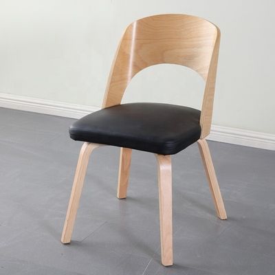 Cadeira de jantar de couro PU para sala de estar dentro de móveis de sala de jantar