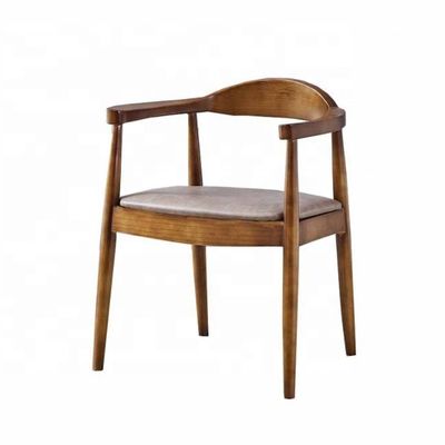 Cadeira de mesa de madeira maciça com apoio de braço cadeira presidente Kennedy para melhor venda móveis de sala de jantar