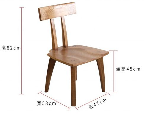 Cadeira de refeição moderna de cor preto de noz madeira nórdica Europa luxuosa dentro do limite de peso 150kg Embalagem de correio Y
